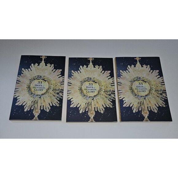 8 Paperback Books Lot 33 Days to Eucharistic Glory Catholic DUPLICATES - Picture 7 of 12